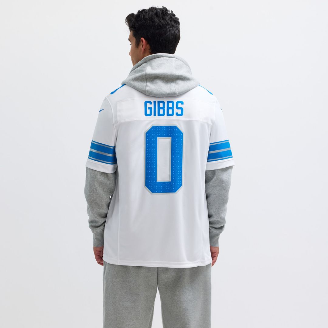 Jahmyr Gibbs Detroit Lions Nike 2nd Alternate Vapor F.U.S.E. Limited Official Jersey - Black