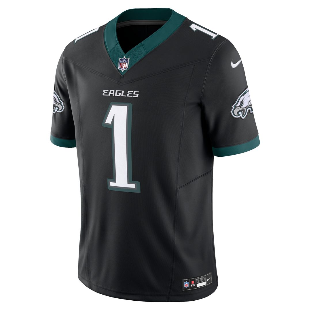 Jalen Hurts Philadelphia Eagles Nike Alternate Vapor F.U.S.E. Limited Official Jersey - Black