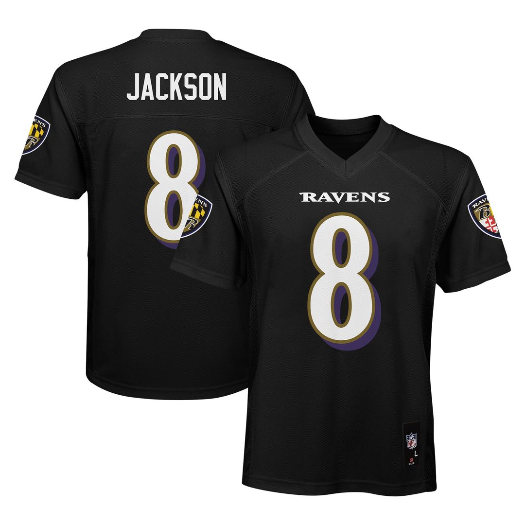 Lamar Jackson Baltimore Ravens Preschool Player Replica Jersey - Black