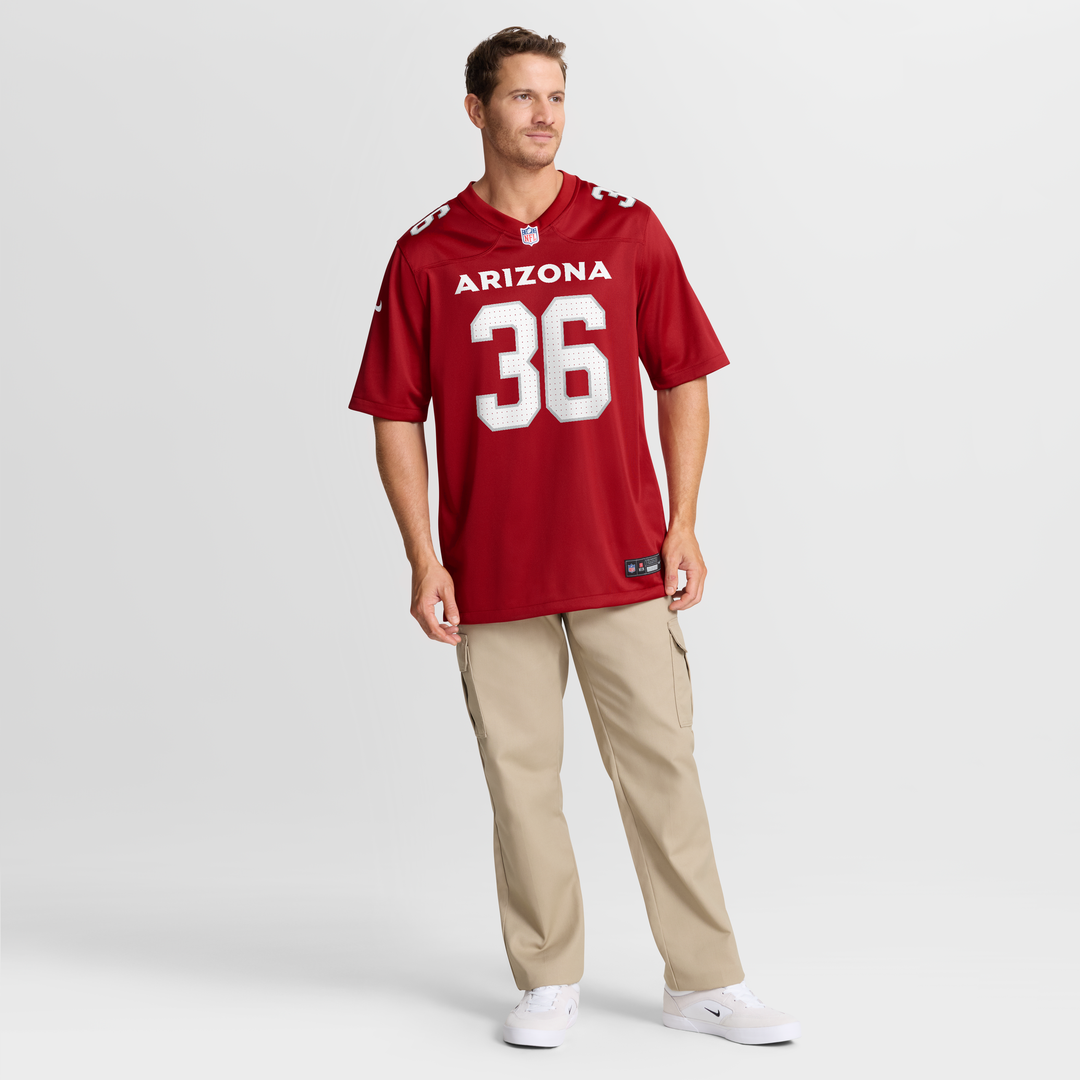 Kitan Crawford Arizona Cardinals Nike Team Game Jersey - Cardinal