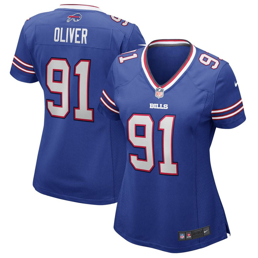 Ed Oliver Buffalo Bills Nike Women's Game Official Jersey - Royal
