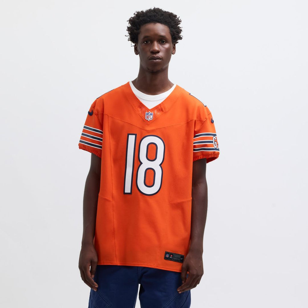 Caleb Williams Chicago Bears Nike Alternate Vapor F.U.S.E. Elite Official Jersey - Orange