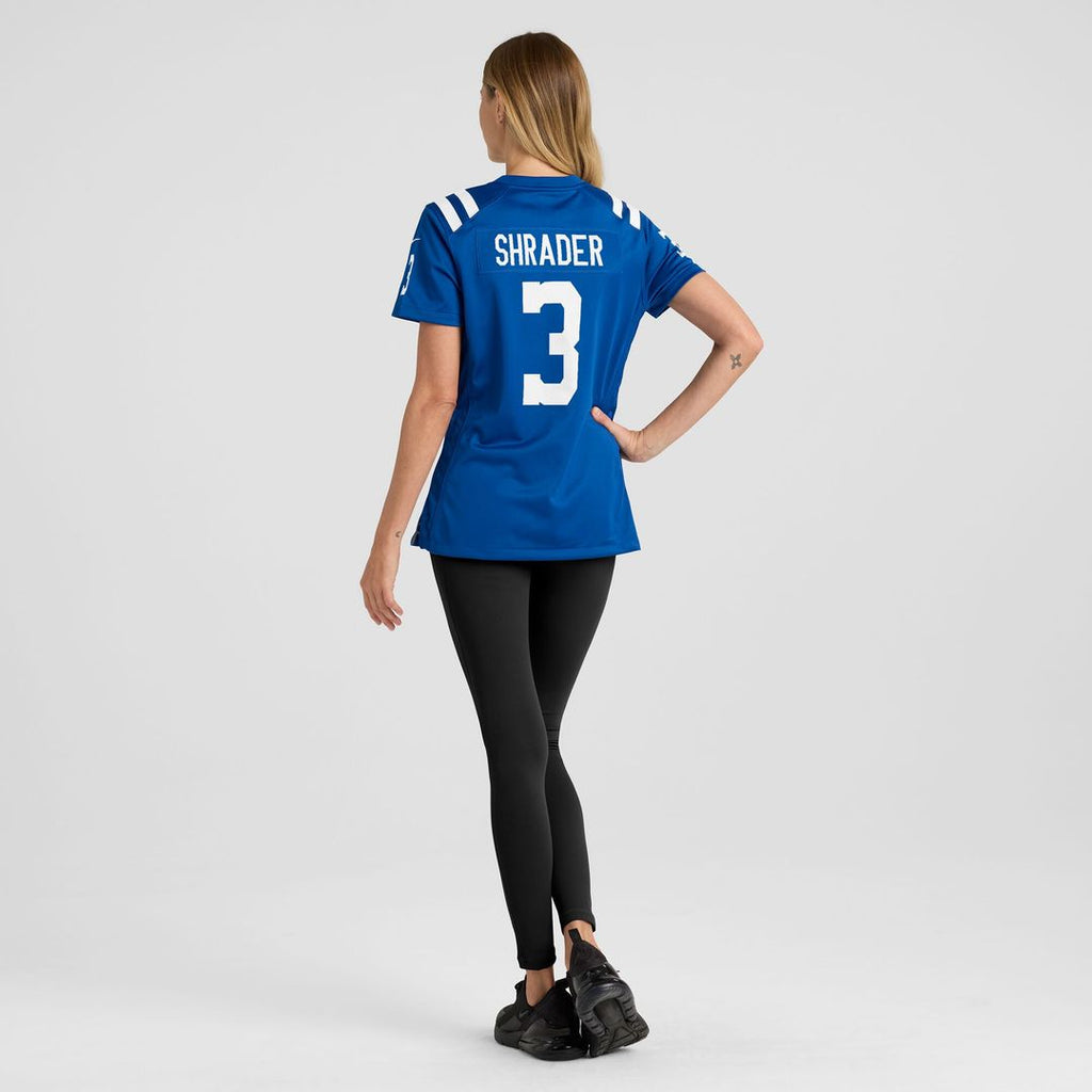 Spencer Shrader Indianapolis Colts Nike Women's Team Game Official Jersey -  Royal
