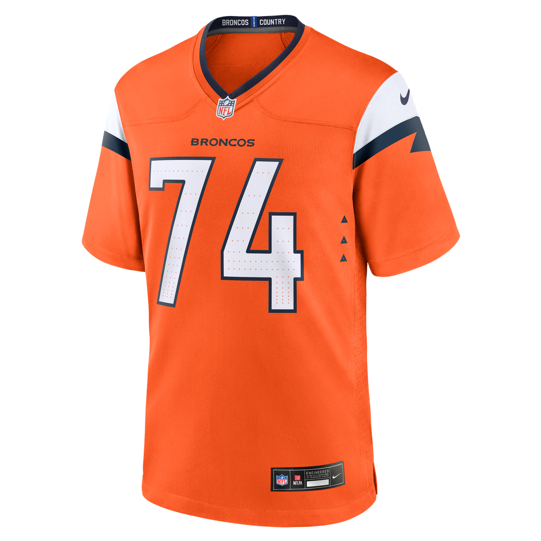 Ben Powers Denver Broncos Nike Team Game Official Jersey -  Orange