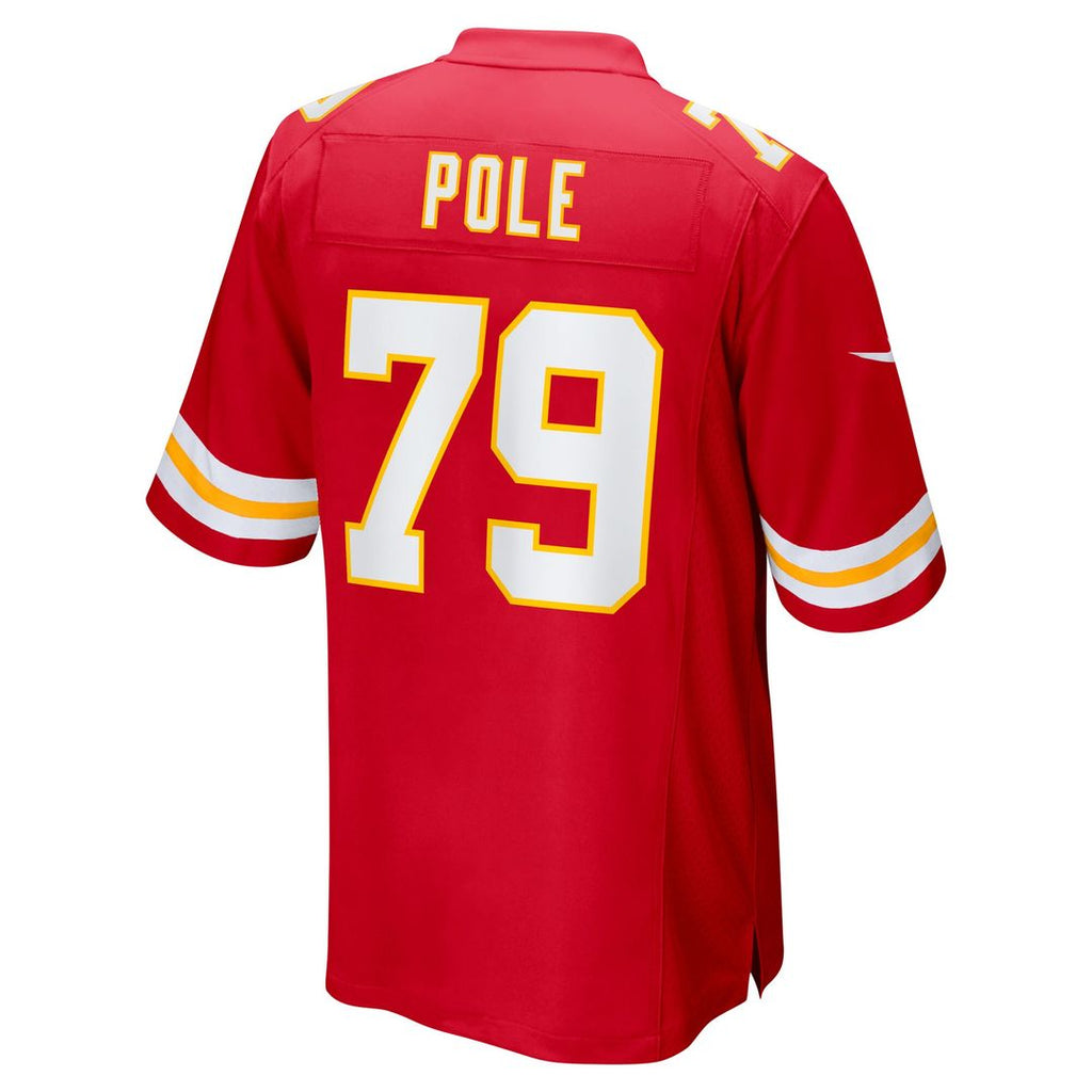 Esa Pole Kansas City Chiefs Nike Team Game Official Jersey -  Red