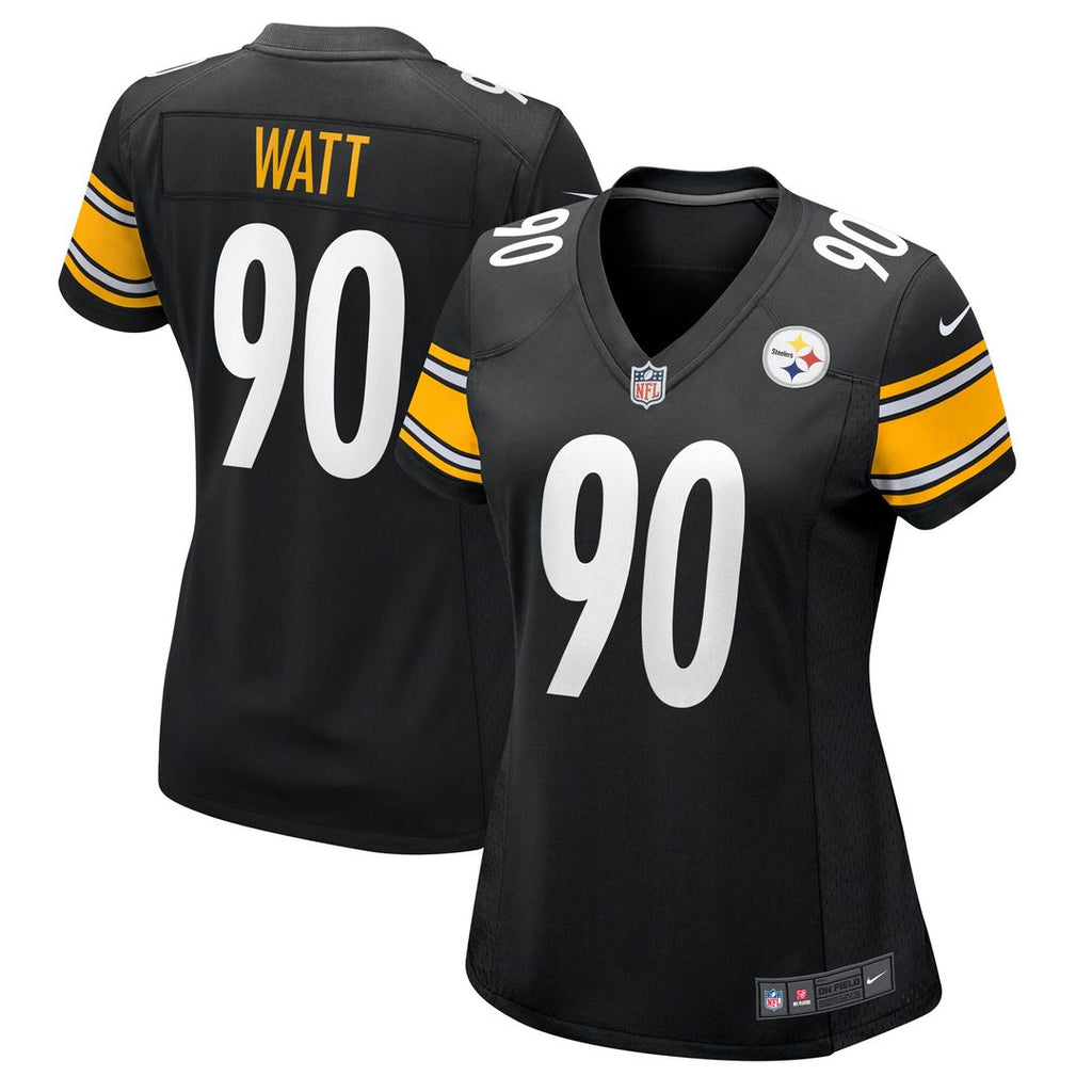 T.J. Watt Pittsburgh Steelers Nike Women's Team Game Official Jersey -  Black