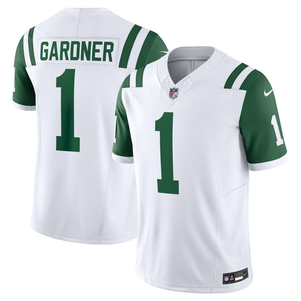 Ahmad Sauce Gardner New York Jets Nike Classic Alternate Vapor F.U.S.E. Limited Official Jersey - White