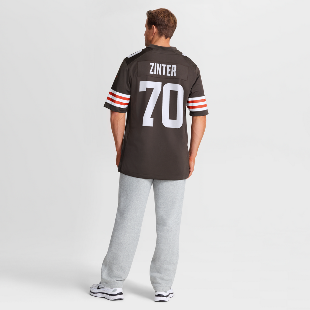 Zak Zinter Cleveland Browns Nike Team Game Jersey - Brown