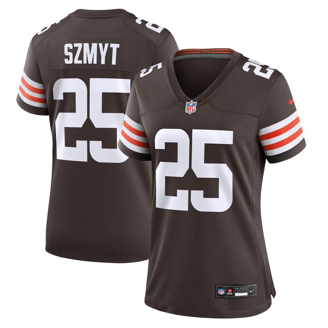 Andre Szmyt Cleveland Browns Nike Women's Team Game Official Jersey -  Brown