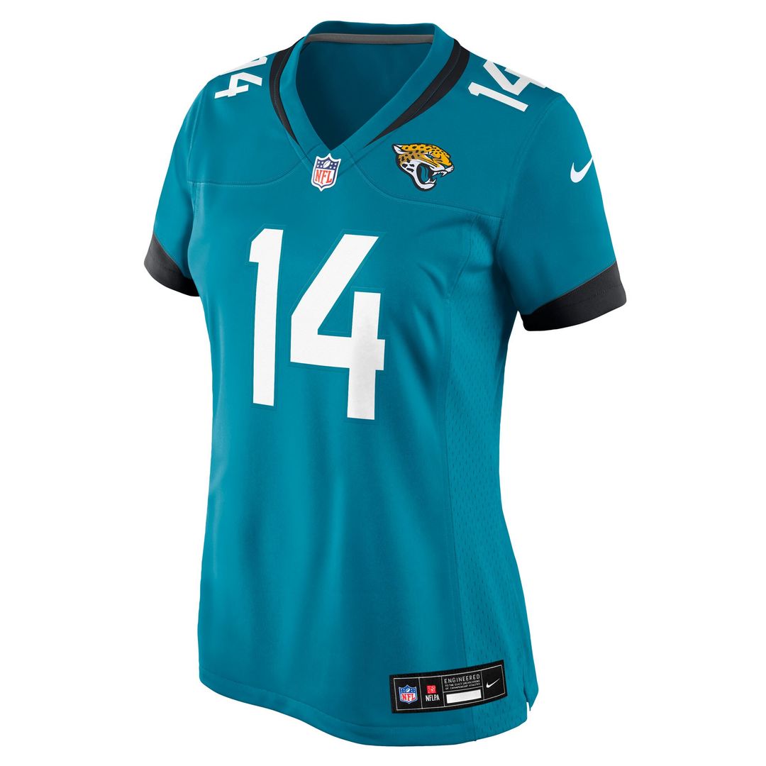 Nick Mullens Jacksonville Jaguars Nike Women's Team Game Official Jersey -  Teal
