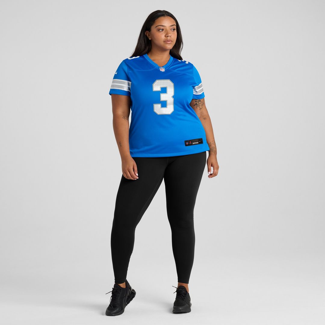 Jack Fox Detroit Lions Nike Women's Team Game Jersey - Blue