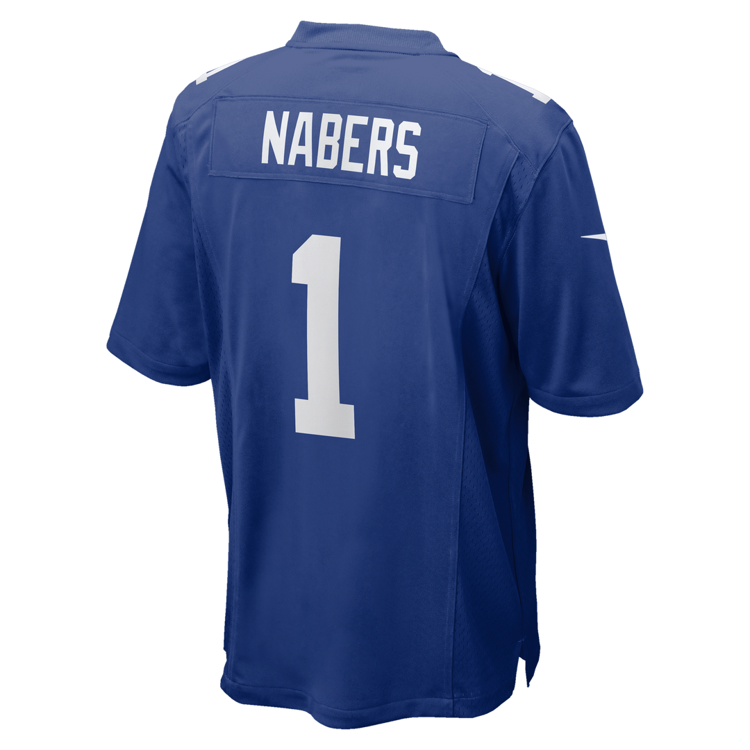 Malik Nabers New York Giants Nike  Player Game Official Jersey - Royal
