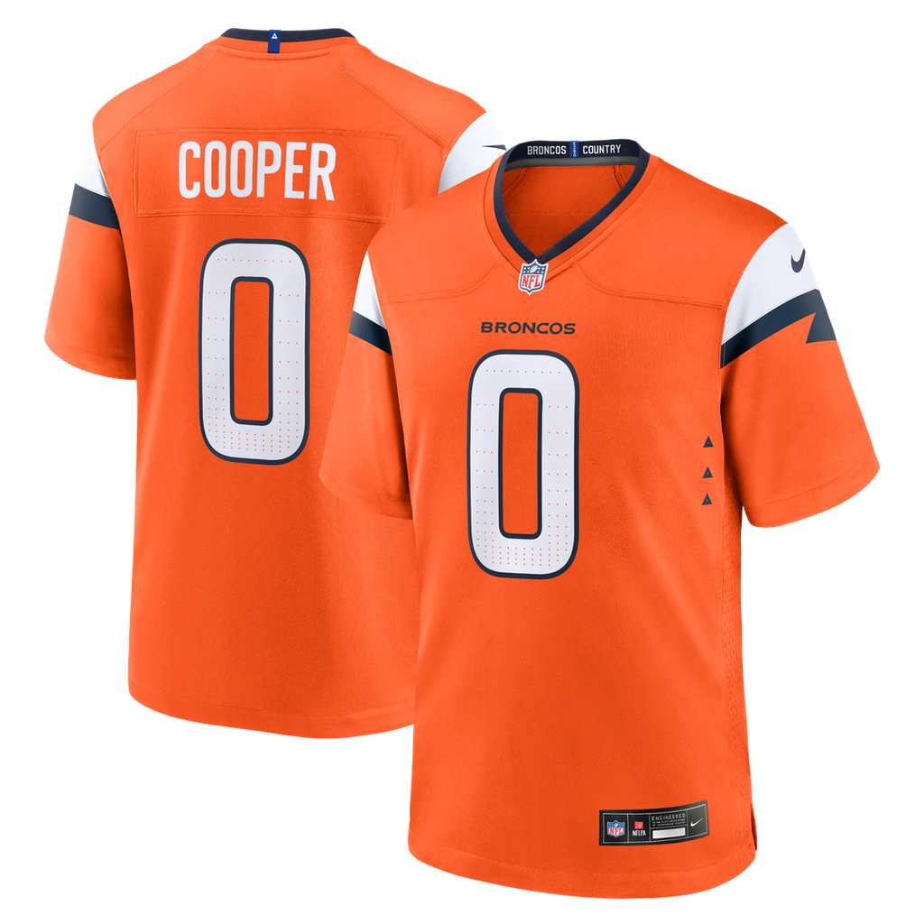 Jonathon Cooper Denver Broncos Nike Team Game Official Jersey -  Orange