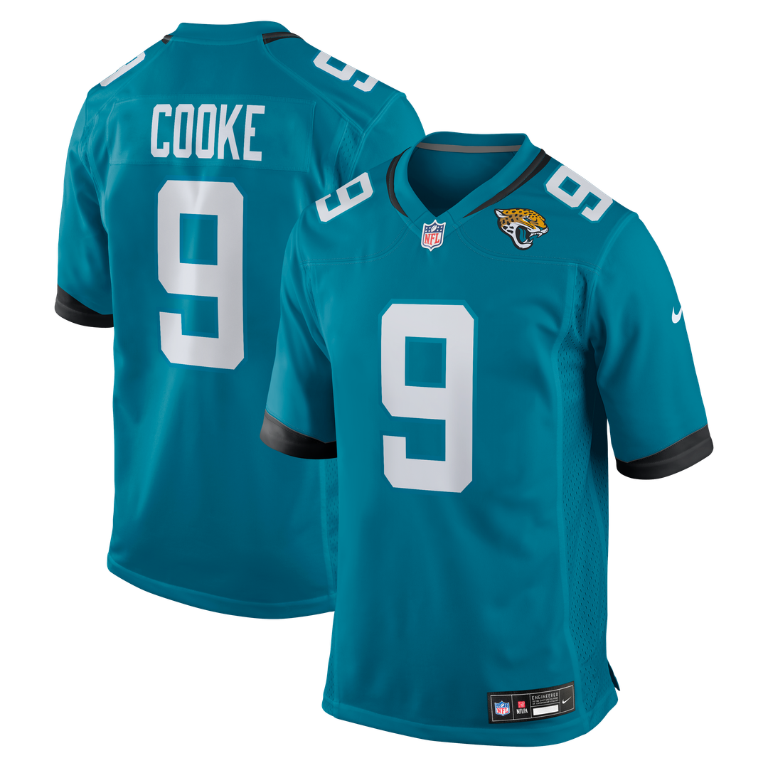 Logan Cooke Jacksonville Jaguars Nike Game Official Jersey - Teal