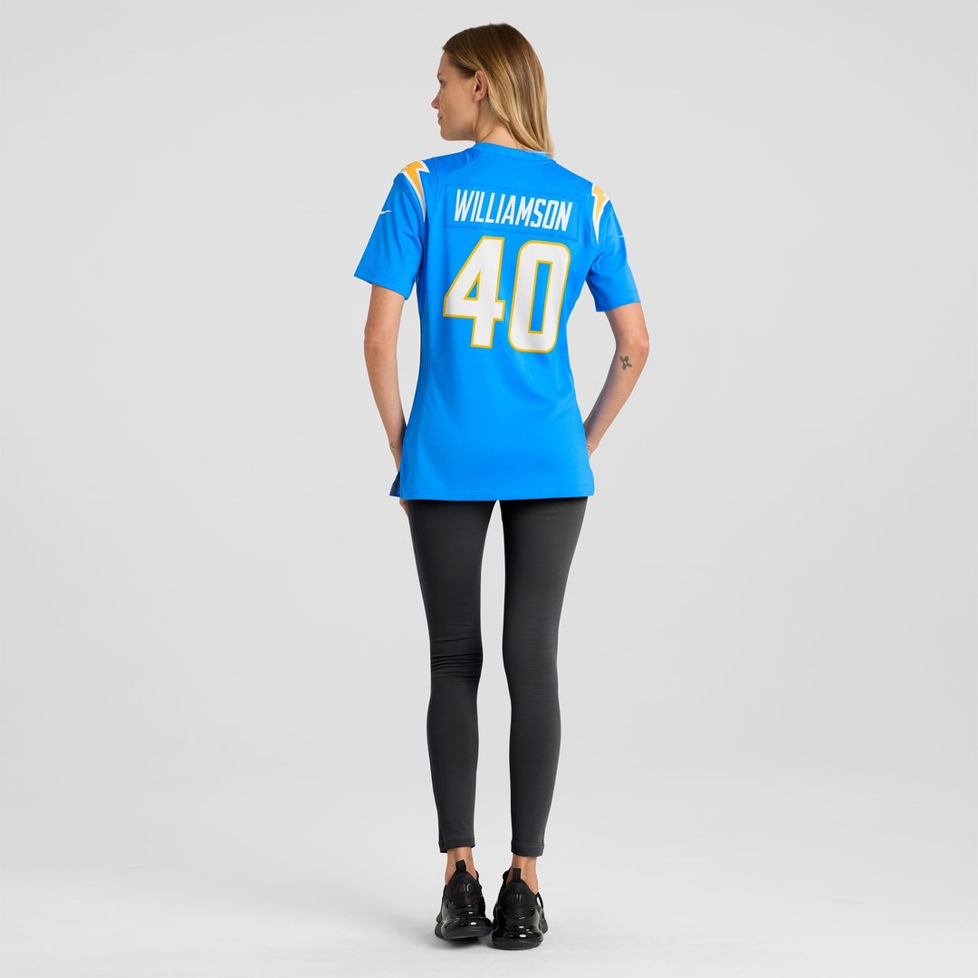 Kendall Williamson Los Angeles Chargers Nike Women's Team Game Jersey - Powder Blue