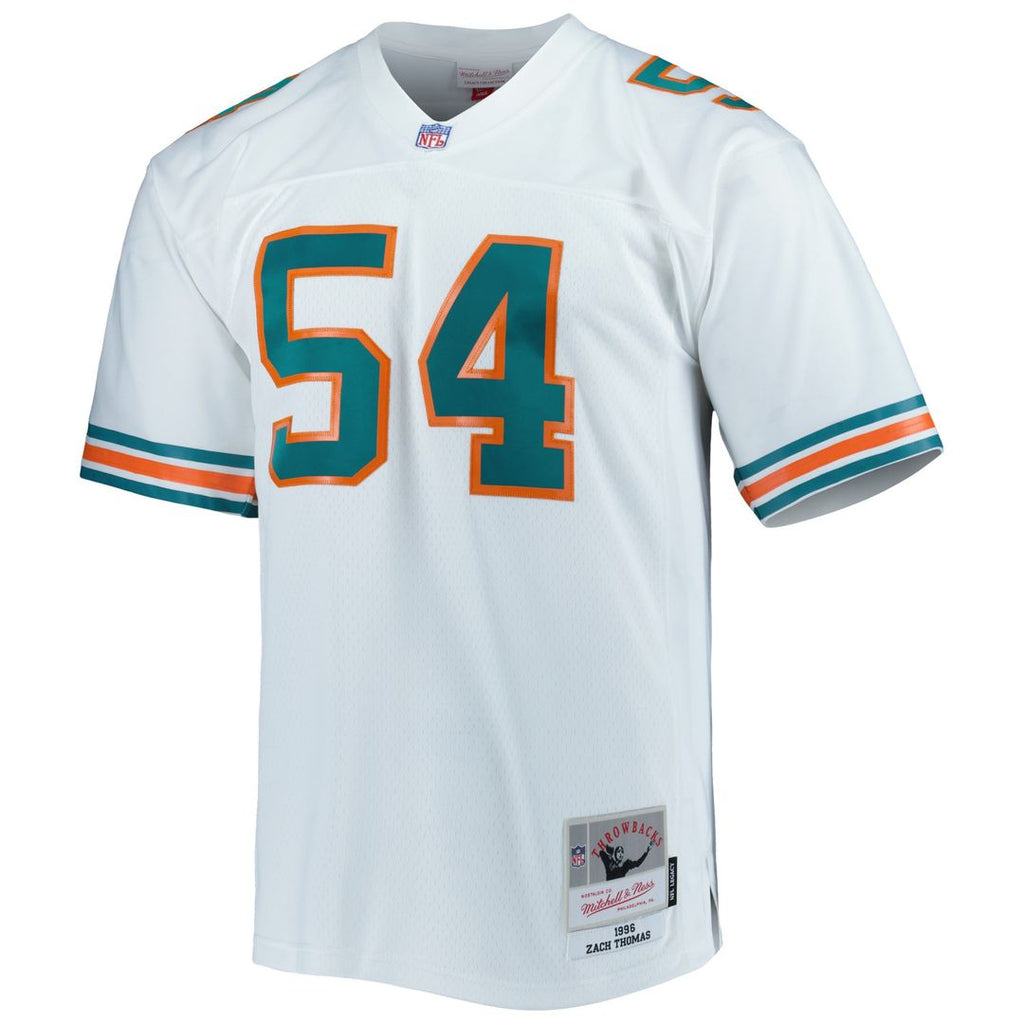 Zach Thomas Miami Dolphins Mitchell & Ness Legacy Replica Official Jersey - Aqua