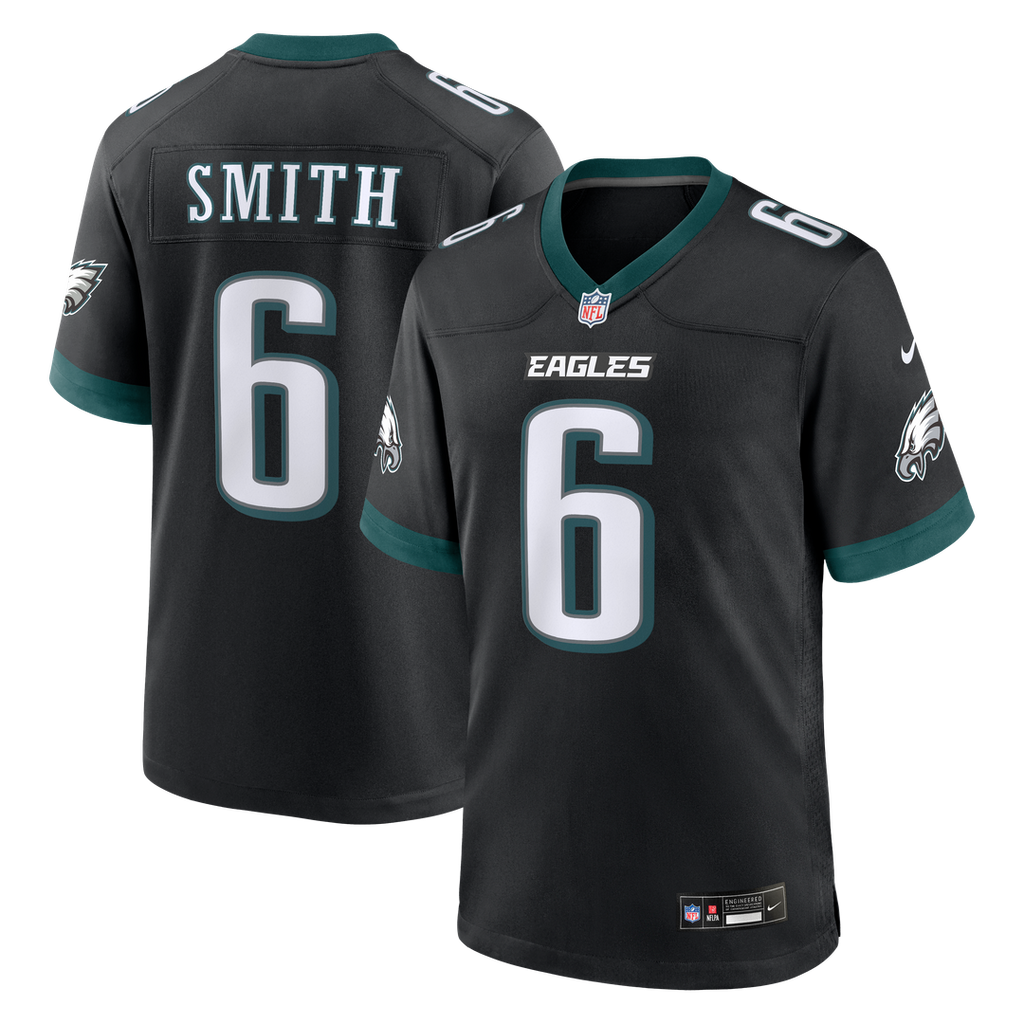 DeVonta Smith Philadelphia Eagles Nike Alternate Game Jersey - Black