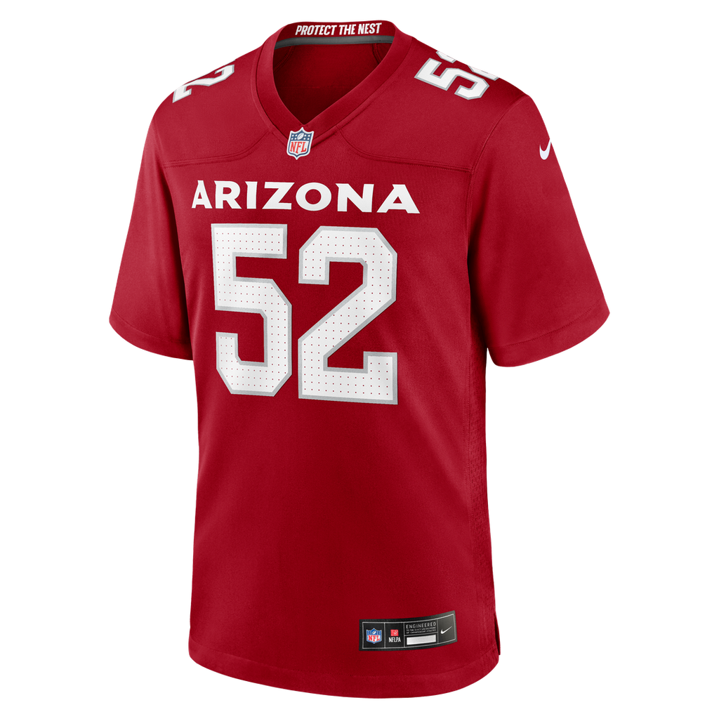 Jordan Burch Arizona Cardinals Nike Team Game Jersey - Cardinal