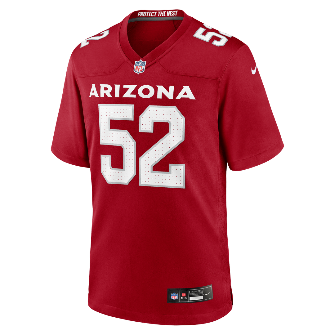 Jordan Burch Arizona Cardinals Nike Team Game Jersey - Cardinal