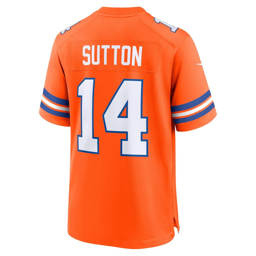 Courtland Sutton Denver Broncos Nike Alternate Game Official Jersey - Orange
