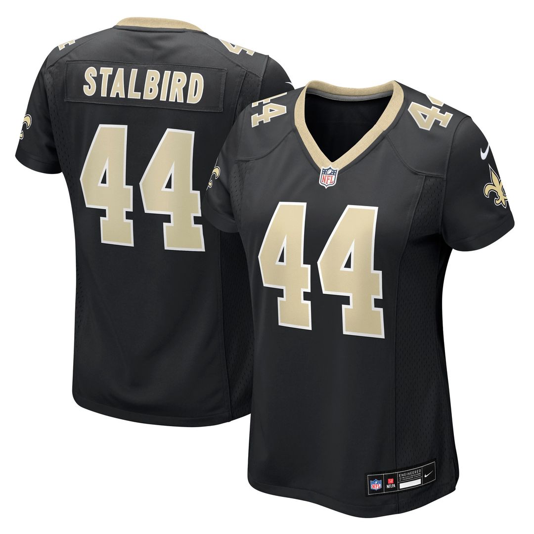 Isaiah Stalbird New Orleans Saints Nike Women's Team Game Official Jersey -  Black