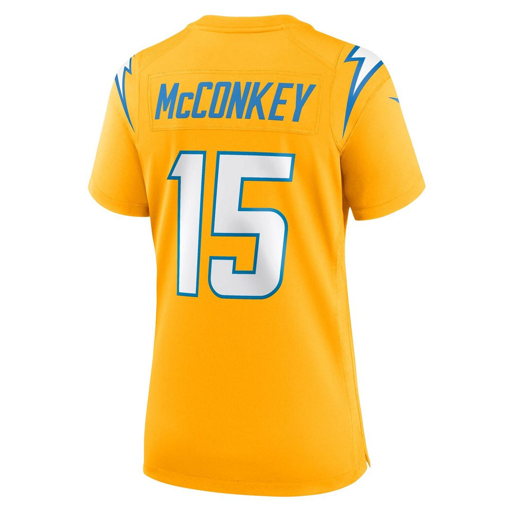 Ladd McConkey Los Angeles Chargers Nike Women's Alternate Super Chargers Game Official Jersey - Navy