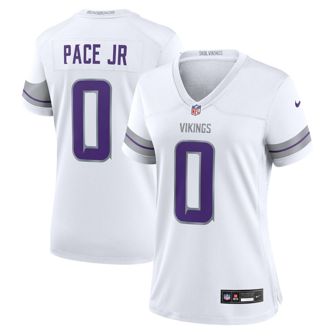 Ivan Pace Jr Minnesota Vikings Nike Women's Alternate Game Jersey - White