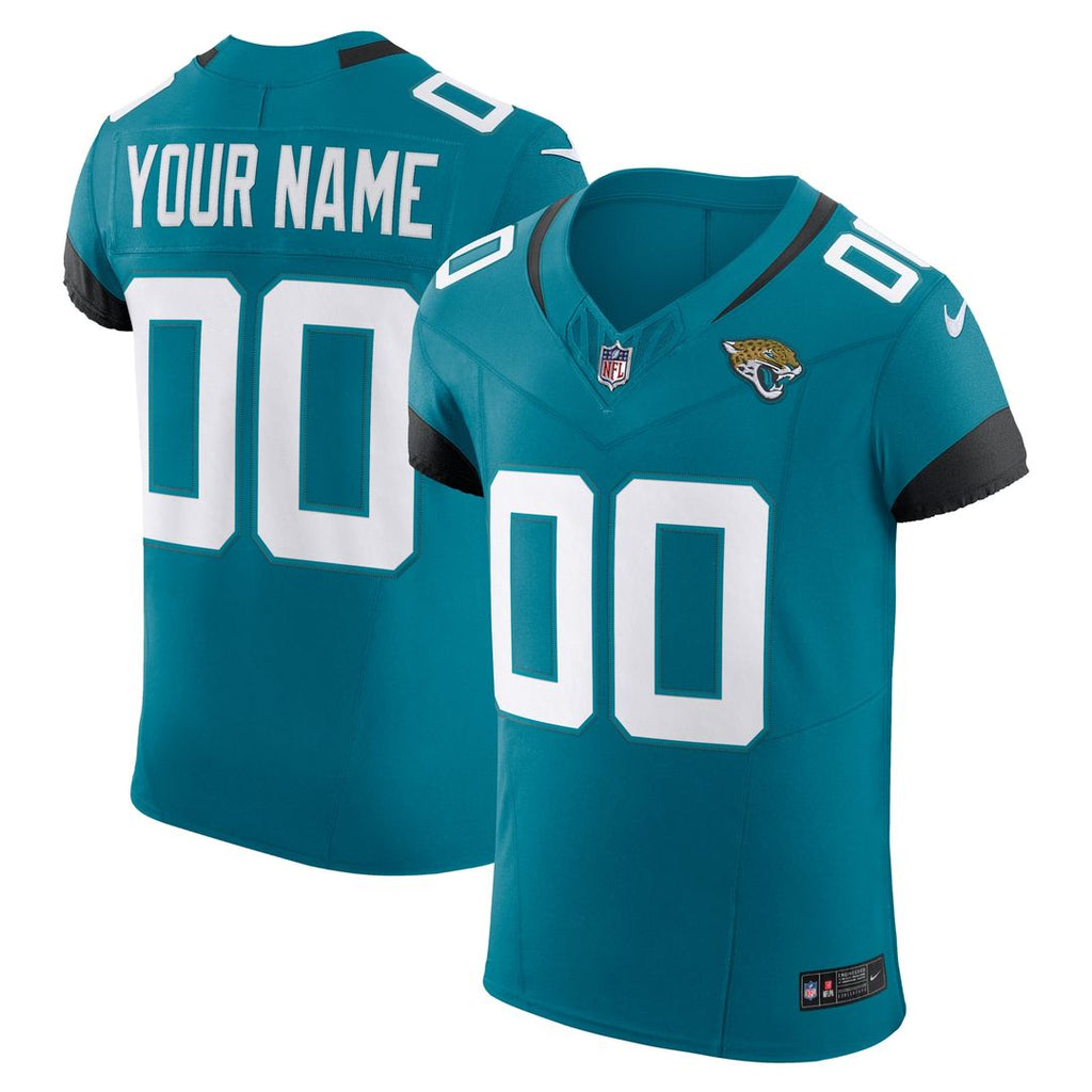 Jacksonville Jaguars Nike Vapor F.U.S.E. Elite Custom Official Jersey - Teal