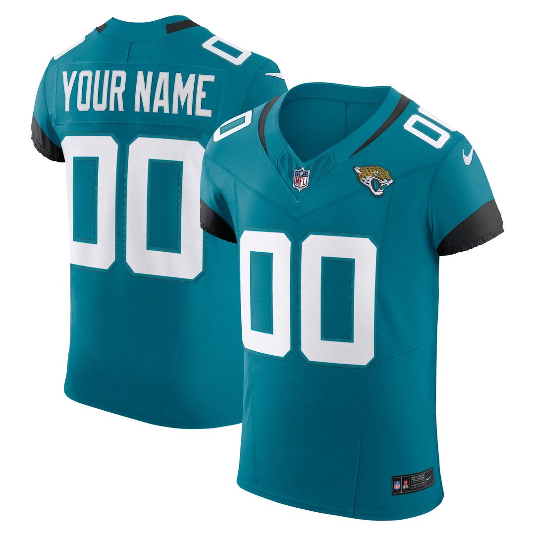 Jacksonville Jaguars Nike Vapor F.U.S.E. Elite Custom Official Jersey - Teal