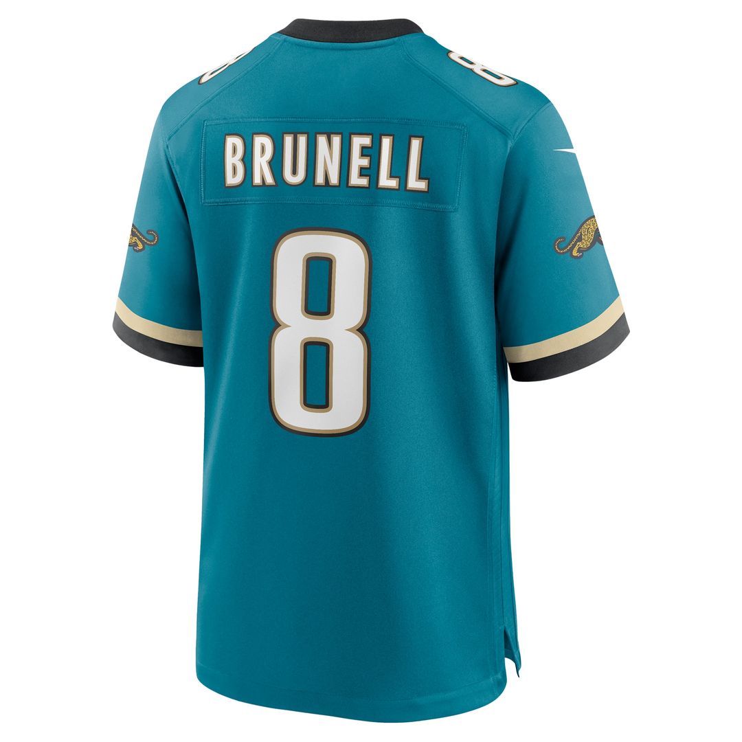 Mark Brunell Jacksonville Jaguars Nike Retired Player Alternate Game Official Jersey - Teal