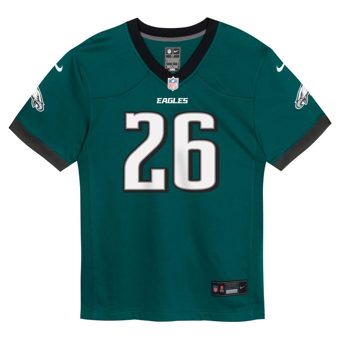 Saquon Barkley Philadelphia Eagles Nike Toddler Game Official Jersey - Midnight Green