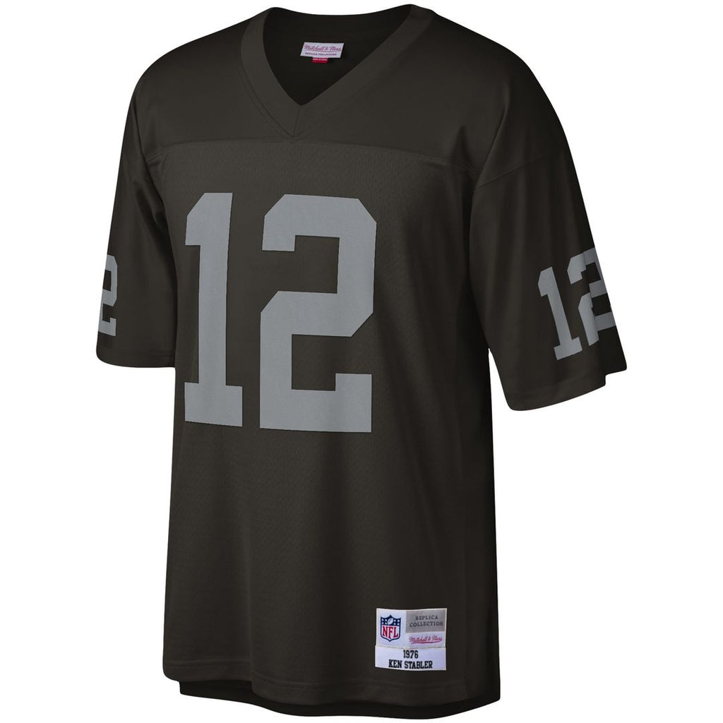 Ken Stabler Las Vegas Raiders Mitchell & Ness Legacy Replica Official Jersey - Black