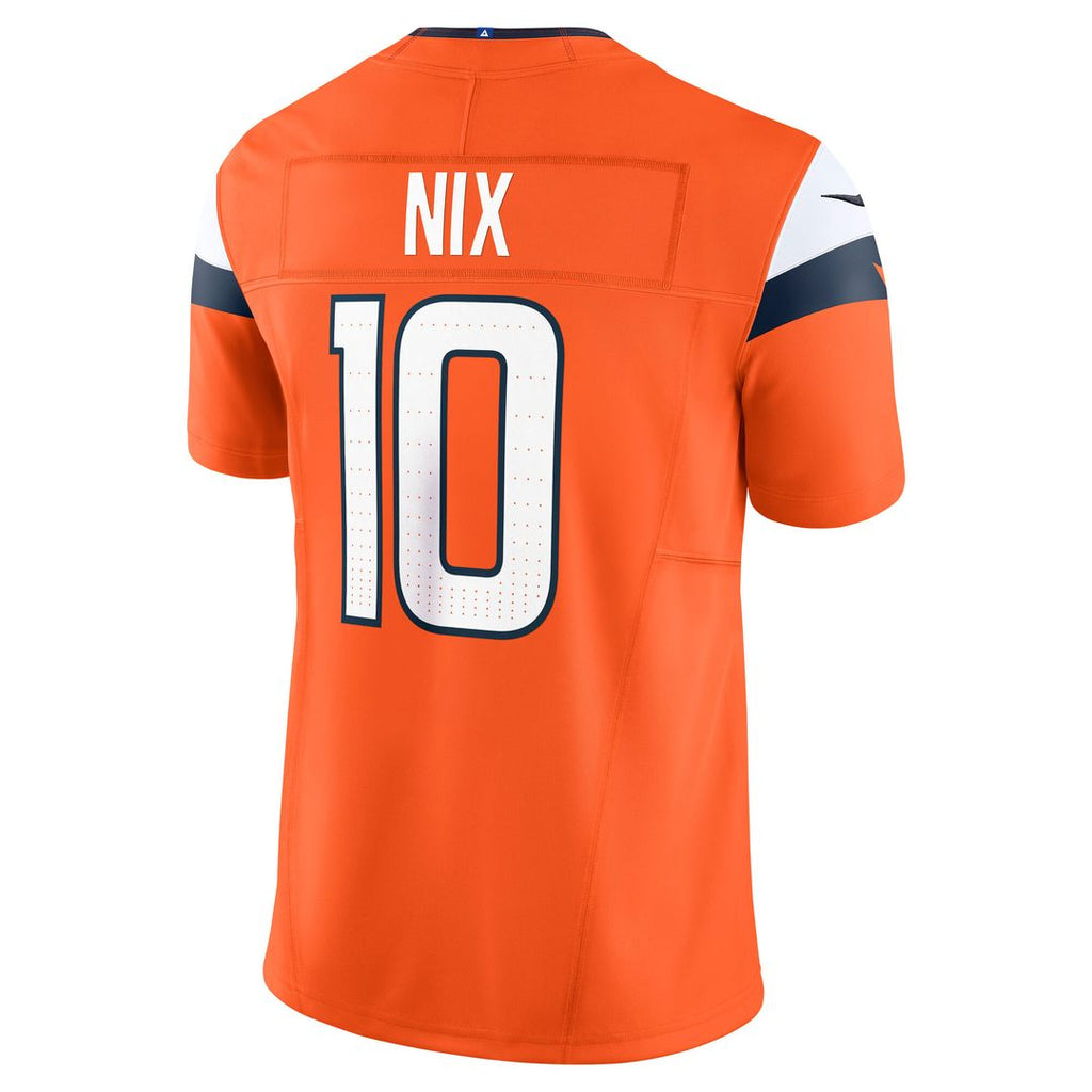 Bo Nix Denver Broncos Nike Vapor F.U.S.E. Limited Official Jersey - Orange