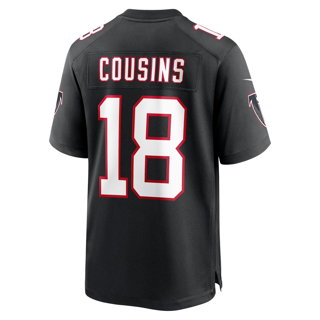Kirk Cousins Atlanta Falcons Nike Alternate Game Player Official Jersey - Black