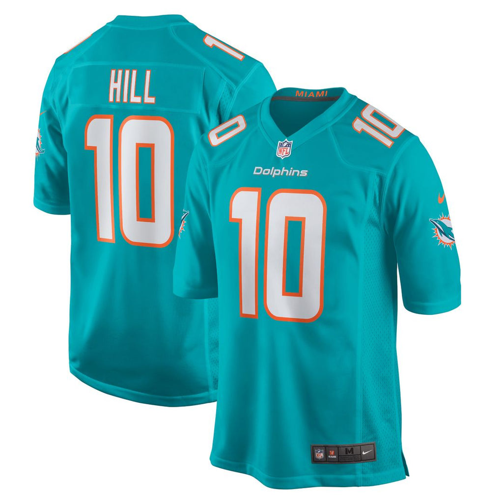 Tyreek Hill Miami Dolphins Nike Game Official Jersey - Aqua