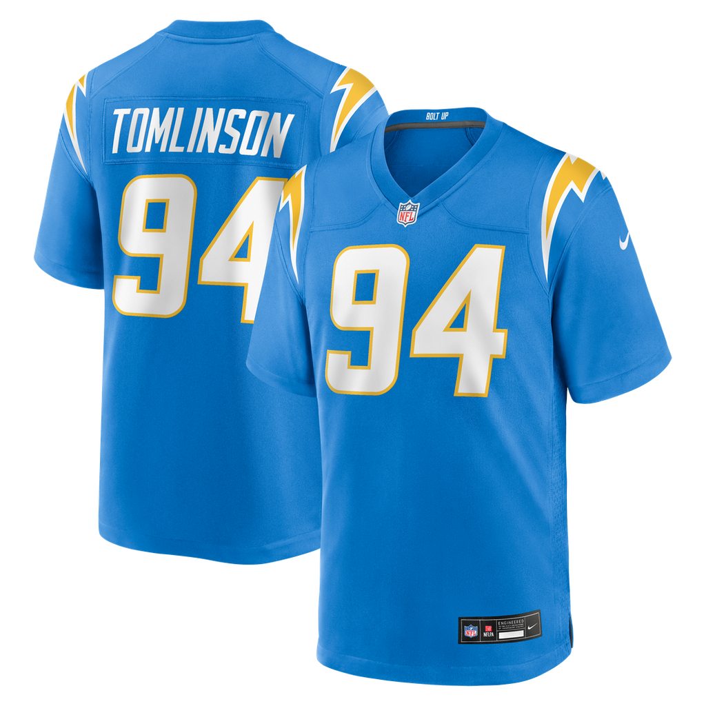 Dalvin Tomlinson Los Angeles Chargers Nike Team Game Jersey - Powder Blue