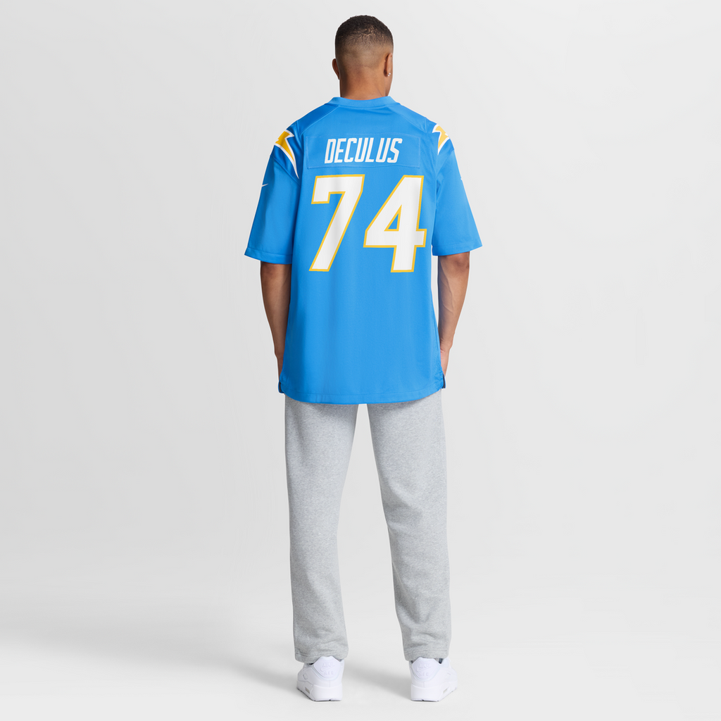 Austin Deculus Los Angeles Chargers Nike Team Game Official Jersey -  Powder Blue