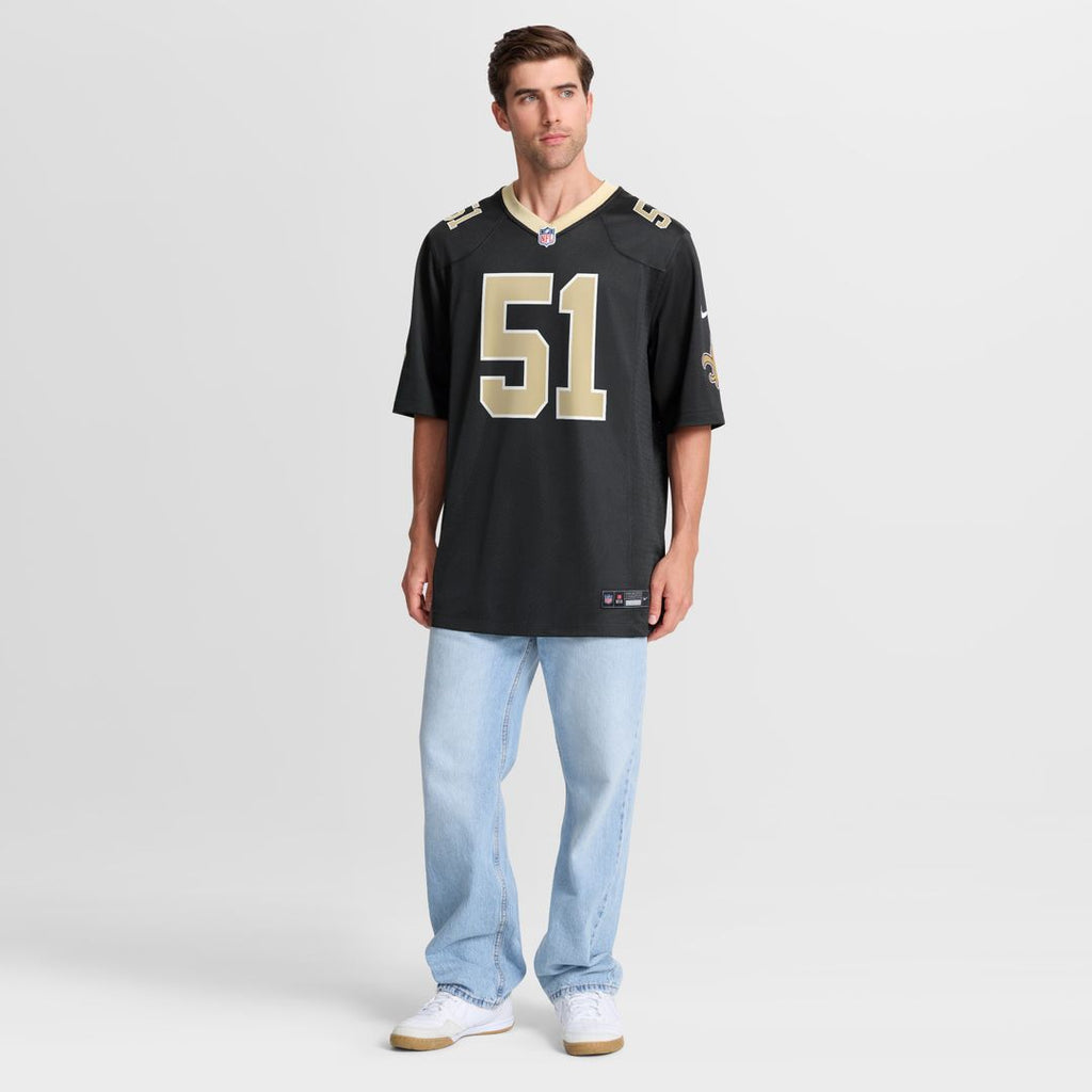 Cesar Ruiz New Orleans Saints Nike Player Game Official Jersey - Black