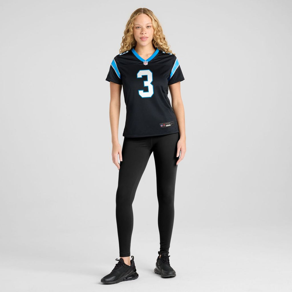 Princely Umanmielen Carolina Panthers Nike Women's Team Game Official Jersey -  Black