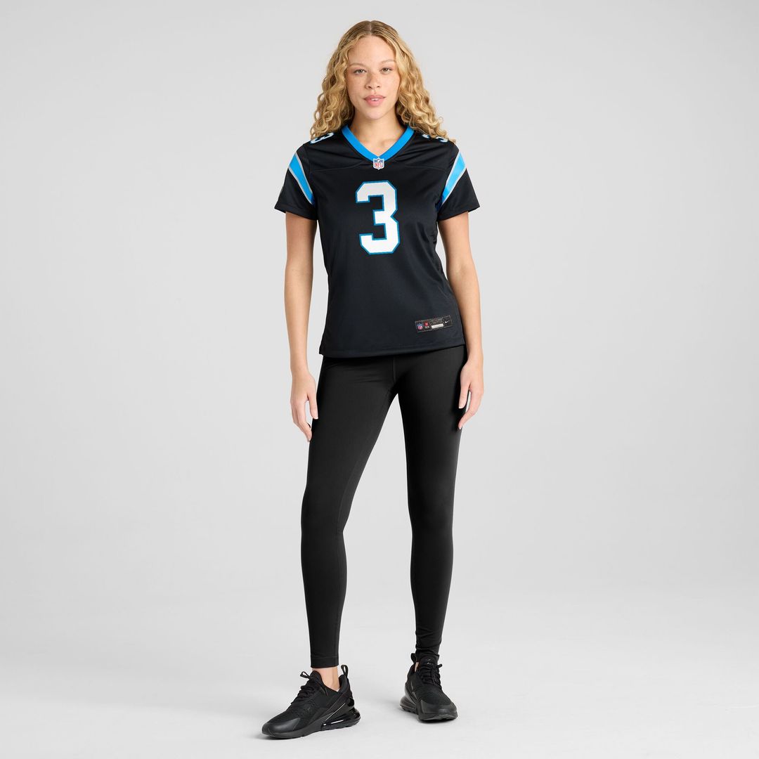Princely Umanmielen Carolina Panthers Nike Women's Team Game Official Jersey -  Black
