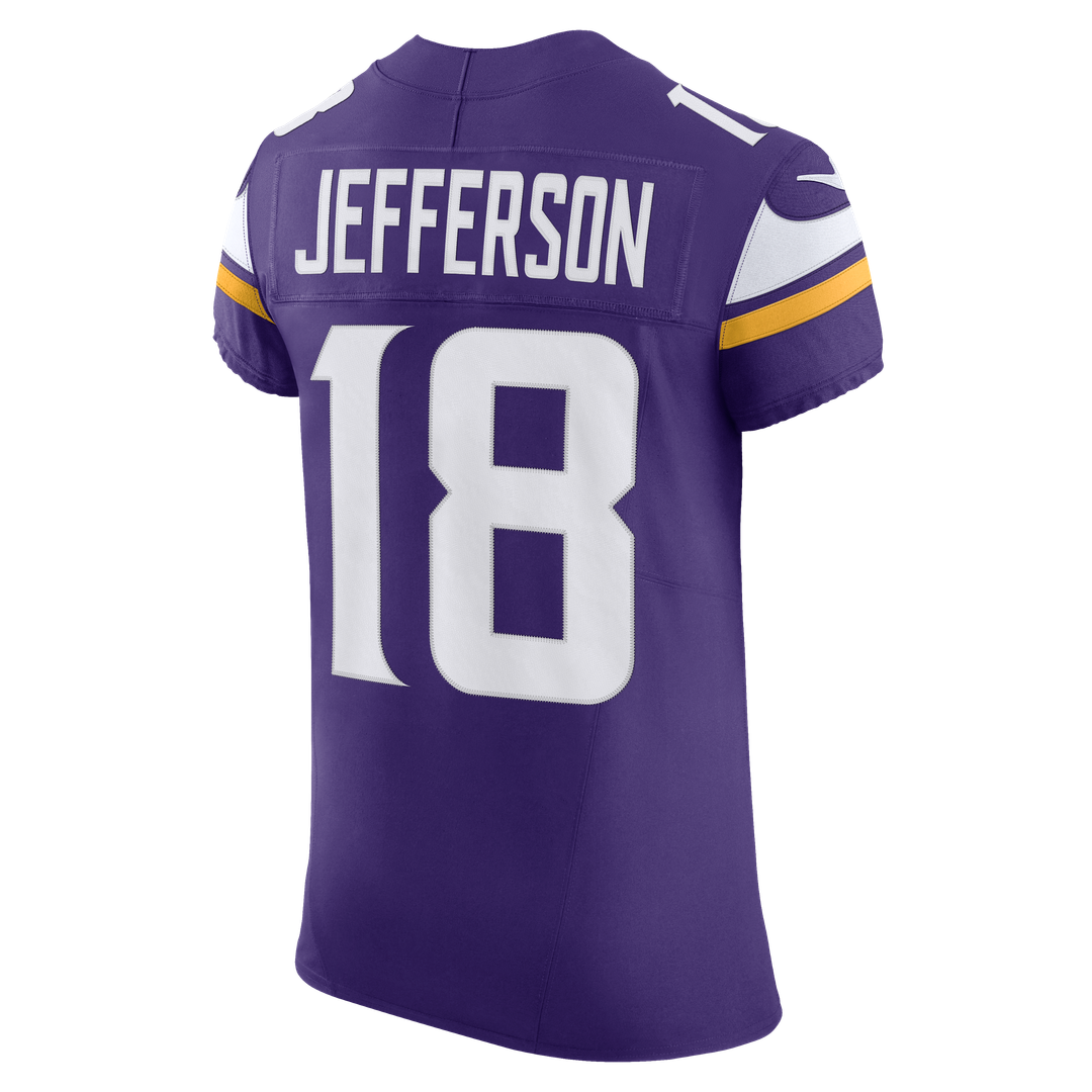 Justin Jefferson Minnesota Vikings Nike Vapor F.U.S.E. Elite Jersey - Purple