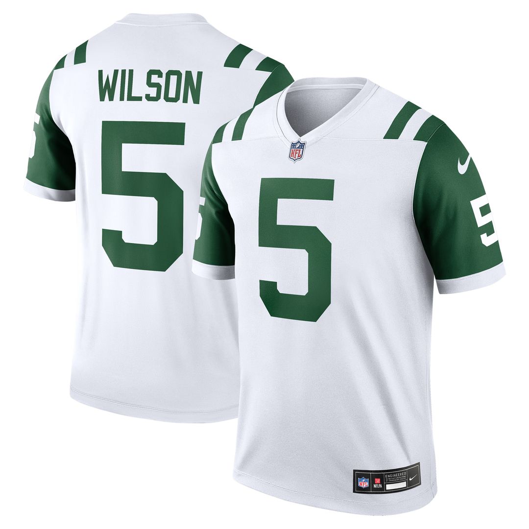 Garrett Wilson New York Jets Nike Legend Player Performance Top - Black