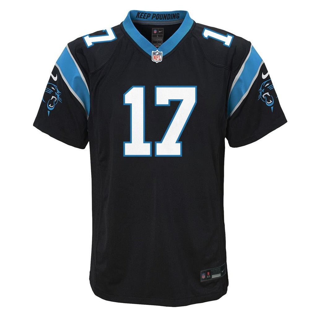 Xavier Legette Carolina Panthers Nike Youth Team Game Official Jersey - Black