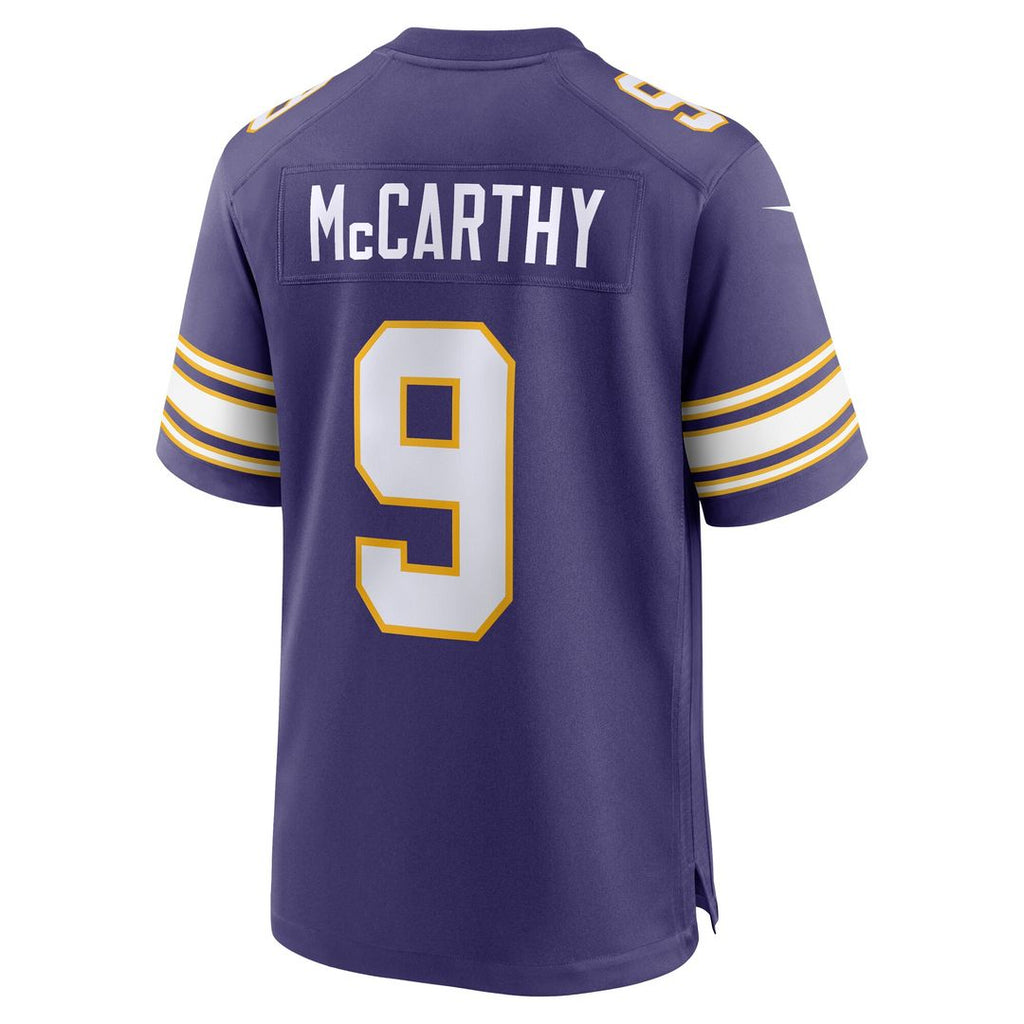 J.J. McCarthy Minnesota Vikings Nike Game Official Jersey -  White