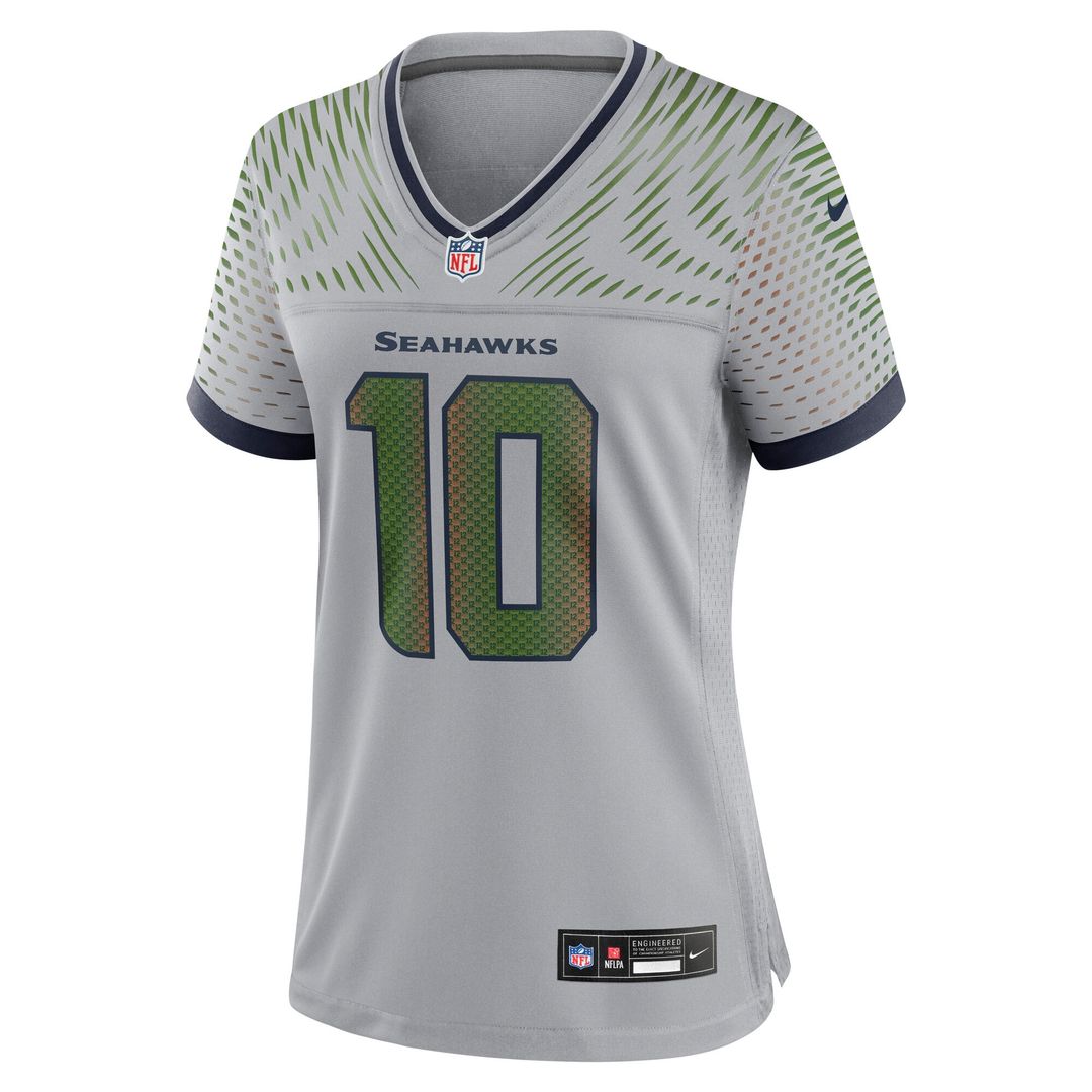 Cooper Kupp Seattle Seahawks Nike Women's 2025 Rivalries Collection Game Official Jersey - Wolf Gray