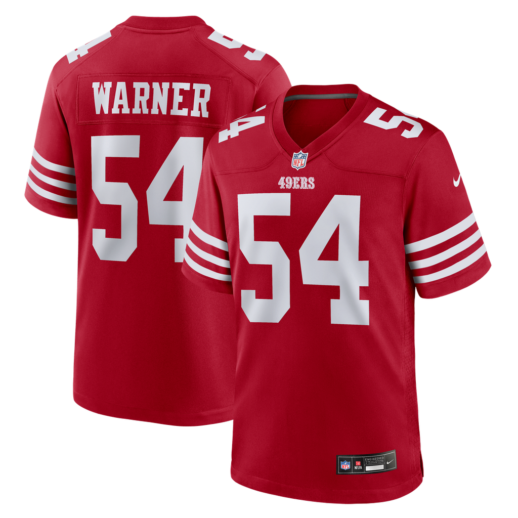 Fred Warner San Francisco 49ers Nike Team Game Player Official Jersey - White