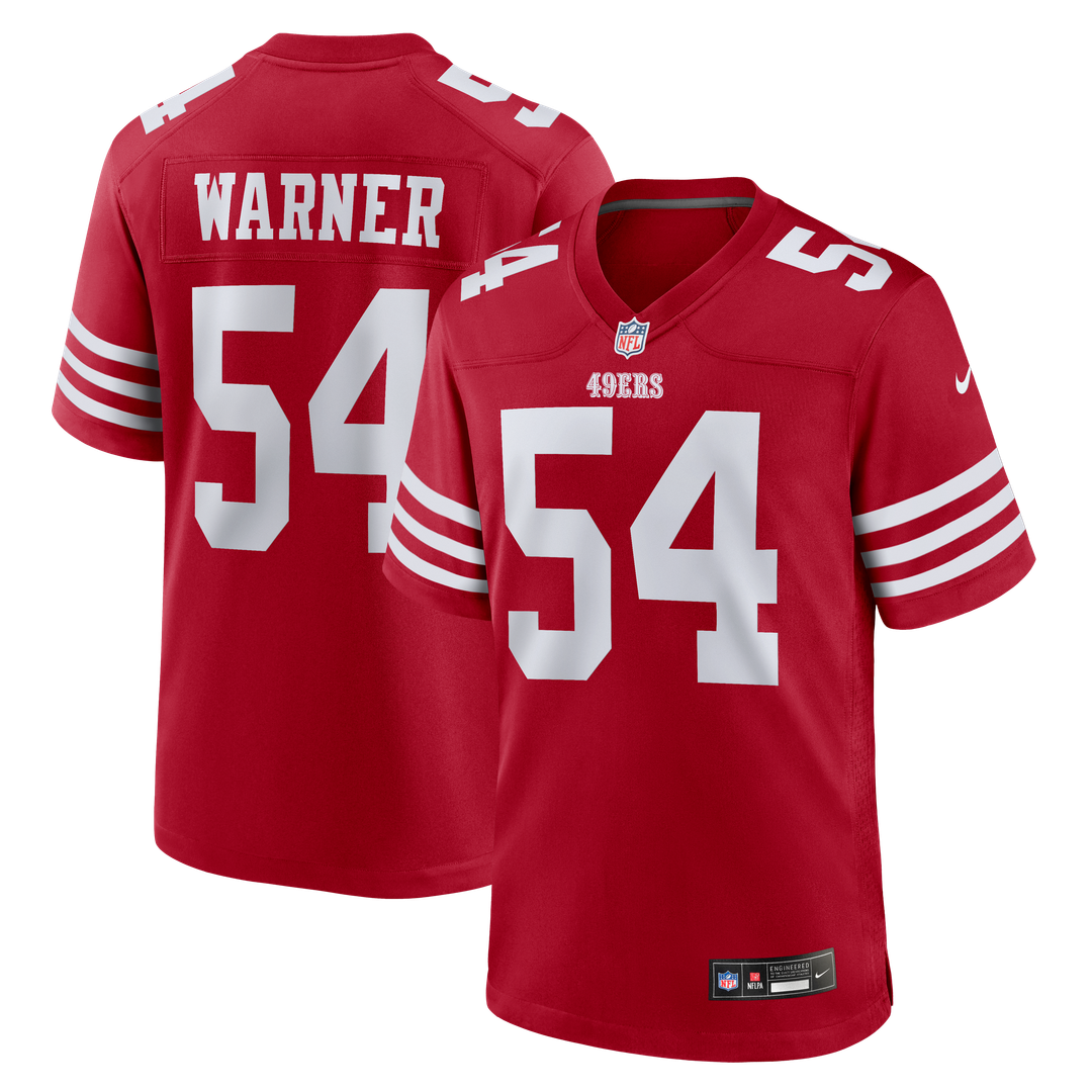 Fred Warner San Francisco 49ers Nike Team Game Player Official Jersey - White