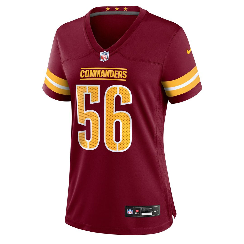 Kain Medrano Washington Commanders Nike Women's Team Game Jersey - Burgundy