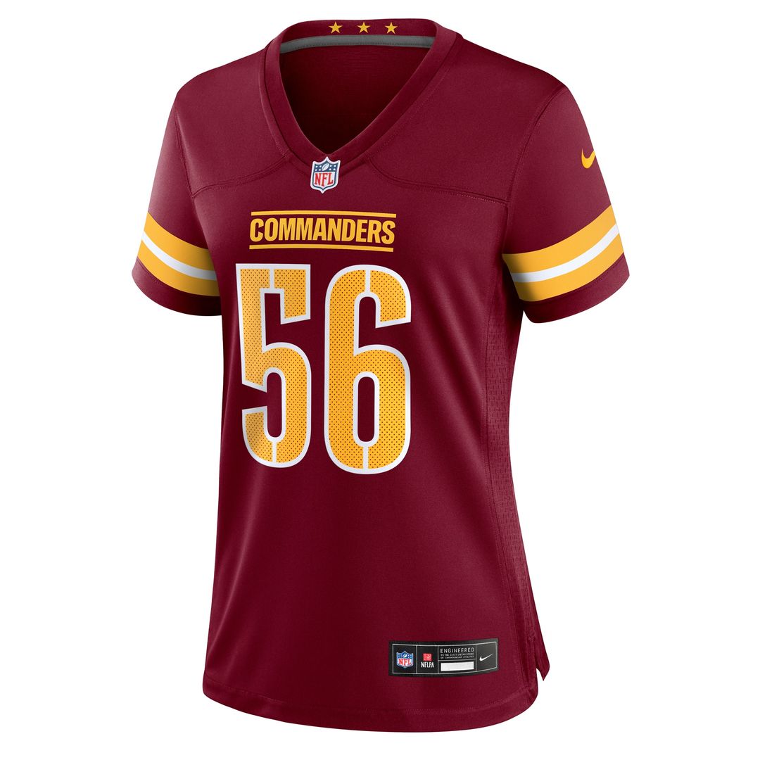 Kain Medrano Washington Commanders Nike Women's Team Game Jersey - Burgundy