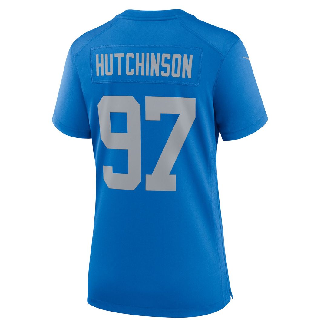 Aidan Hutchinson Detroit Lions Nike Women's Game Official Jersey - White
